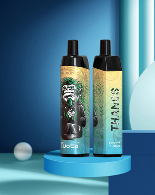 سیگار الکترونیکی نیکوتین 5% نمکی 5% ویپ پاد یکبار مصرف I Yuoto Thanos 5000 Puffs اصلی کارخانه ای
