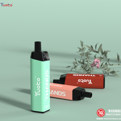 5% نمک نیکوتین Yuoto Thanos 5000 Puff Vape یکبار مصرف 14ML E مایع