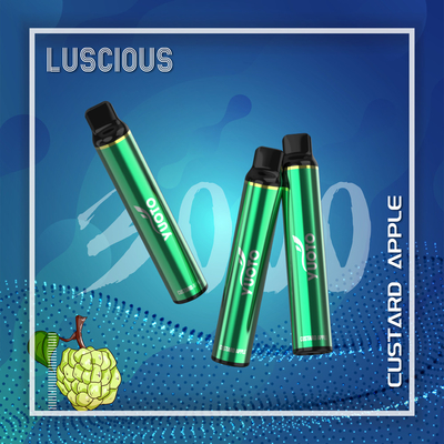 SS304 3000 Puffs یکبار مصرف Vape Luscious Puff Pen E cigarette Pod E Juice Device
