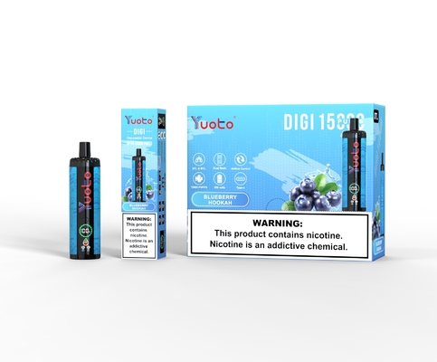 یوتو DIGI 15000 پف Daul Mesh Coil Vape 20 میلی لیتر یکبار مصرف