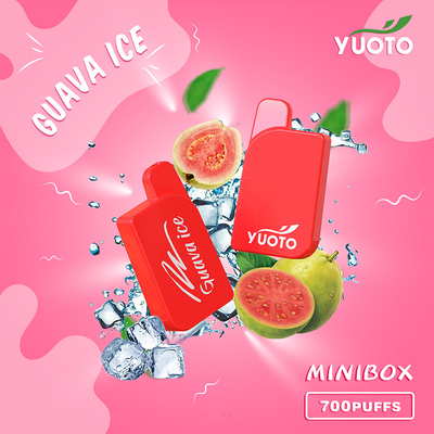 Yuoto Mini Box 700 Puffs Vape یکبار مصرف 15 Flavor Battery 450mAh 2.3ml