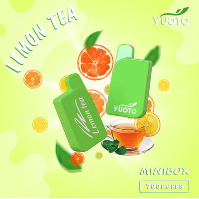 Yuoto Mini Box 700 Puffs 15 Flavors 2.3 ml ظرفیت آبمیوه شما شایسته آن هستید نعناع ماسک یخ برند Mongo Ice