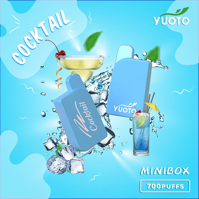 Yuoto Mini Box 700 Puffs 15 Flavors 2.3 ml ظرفیت آبمیوه شما شایسته آن هستید نعناع ماسک یخ برند Mongo Ice