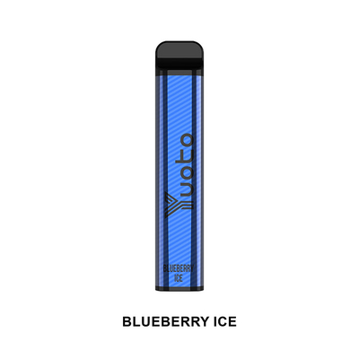 Yuoto 2500 Puffs Flavors Vaporizer Pen Kit 23 flavors 5% 1200 mAh باتری یکبار مصرف یخ انگور محبوب در هند