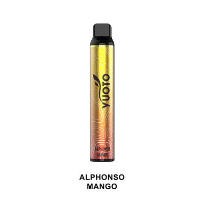 Yuoto Luscious 3000 Puffs 1350 mAh ظرفیت باتری ویپ یکبار مصرف یخ موز برند Yuoto