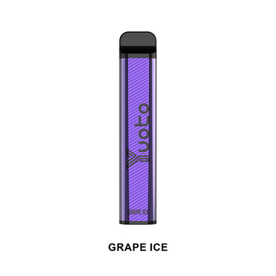 Yuoto 2500 Puffs Flavors Vaporizer Pen Kit 23 flavors 5% 1200 mAh باتری یکبار مصرف یخ هلو محبوب در هند
