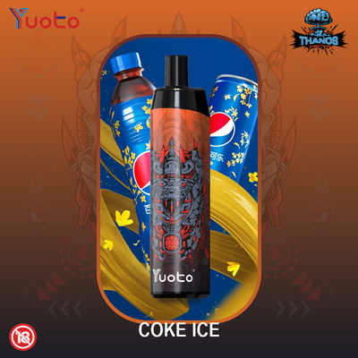 خوش طعم Thanos Yuoto Bubble 5000 Paff Vape یکبار مصرف 5% نمک نیکوتین