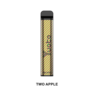 Yuoto طولانی ترین ماندگاری E Cig XXL 2500 Puffs Double Apple 50mg 7ml آبمیوه