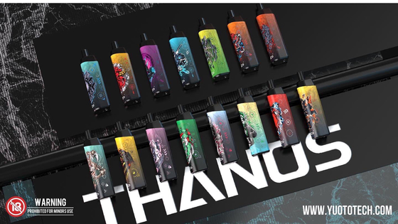 بخارساز یکبار مصرف Yuoto Thanos 5000 Puffs 14ml Pre-fill E-Juice با ظرفیت باتری 650 میلی آمپر ساعت