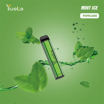 No Led Yuoto Xxl 2500 Puff Vape E Cigarettes Elfbar یکبار مصرف
