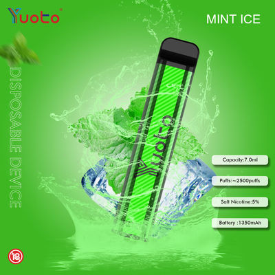 7ML باتری 1200mAh 2500 Puffs Vape یکبار مصرف Yuoto 23 Flavors هندوانه یخ