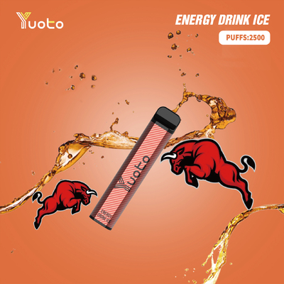 100% اورجینال Yuoto XXL 2500 Puff Vape یکبار مصرف 7ml E مایع 1200mAh 23 طعم