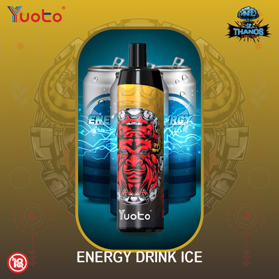دستگاه 5000 پاف یکبار مصرف Yuoto Thanos 5% Nic قابل شارژ 15 Flavors
