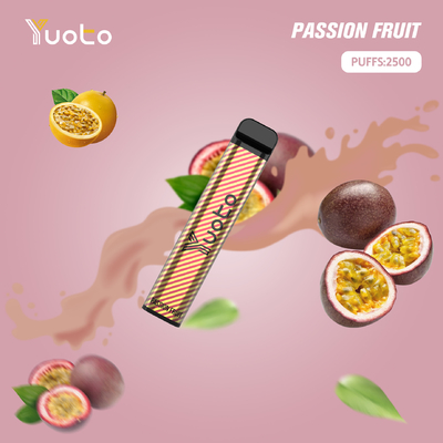 1200mAh 100% اورجینال Yuoto XXL 2500 Puffs Vape یکبار مصرف 7ml E مایع 25 طعم