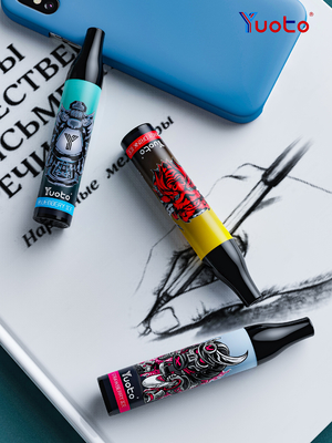 15 Flavors 2000puffs Yuoto Vape یکبار مصرف 6ml E مایع 850mAh با کویل مش