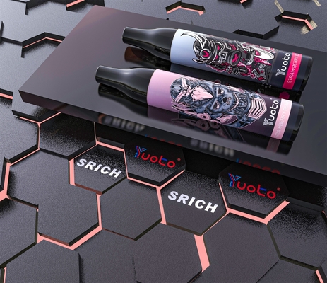 15 Flavors 2000puffs Yuoto Vape یکبار مصرف 6ml E مایع 850mAh با کویل مش