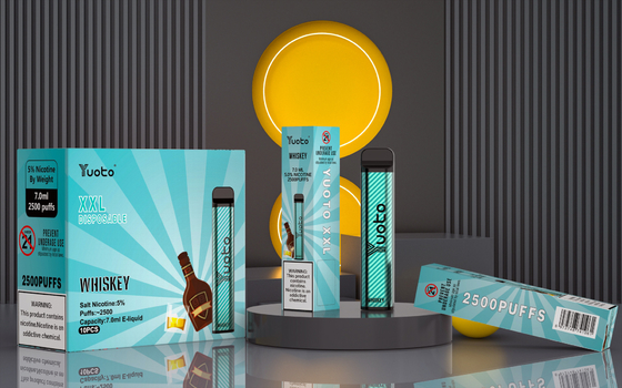 سیگار الکترونیکی اورجینال yuoto xxl 2500 puff vape pen 5% nic قیمت عمده کارخانه با کیفیت خوب