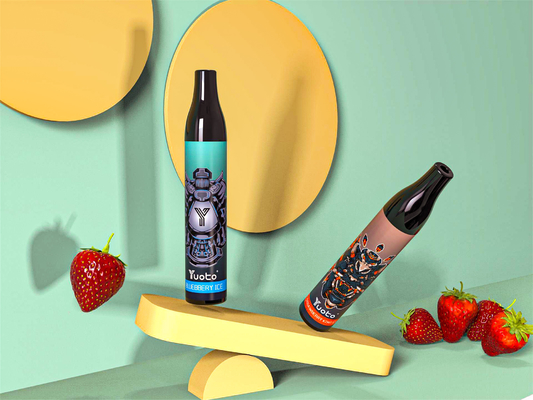 اوروژینال Yuoto 2000 Puffs Vape Vape Mesh Coil 6ml E Juice 850mAh E-Cigarettes Vape Pen