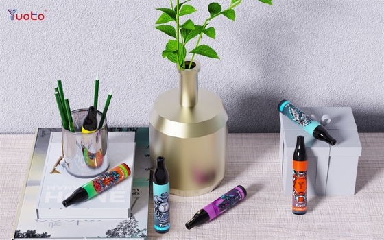 اوروژینال Yuoto 2000 Puffs Vape Vape Mesh Coil 6ml E Juice 850mAh E-Cigarettes Vape Pen