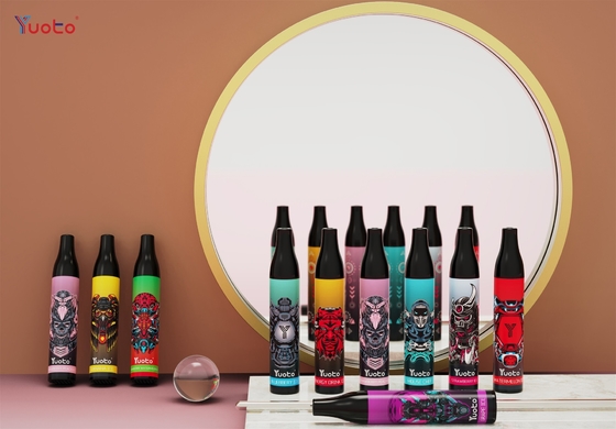 قلم ویپ سیگار الکترونیکی 6 میلی لیتری E Juice 850 میلی آمپر ساعتی پرطرفدار Yuoto 2000 Puffs Vape Vape Mesh Coil یکبار مصرف