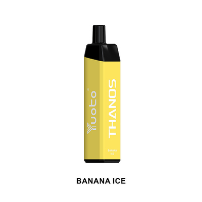 باتری 14 میلی لیتری E Juice 5000 puff Yuoto Thanos Vape یکبار مصرف 650 میلی آمپر ساعتی