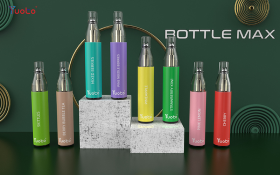 2022 Yuoto Bottle Max E Cigarette یکبار مصرف ویپ قلم Vapo 16 Flavor Bar Vape 10ml E Juice