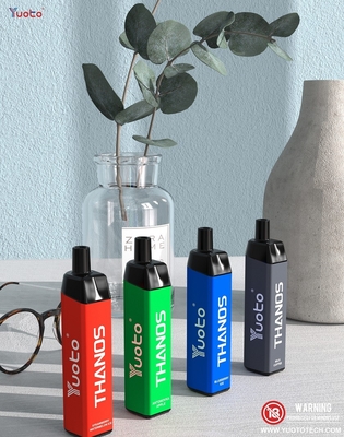 باتری 14 میلی لیتری E Juice 5000 puff Yuoto Thanos Vape یکبار مصرف 650 میلی آمپر ساعتی