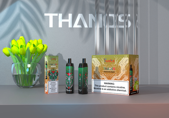باتری 650 میلی آمپر ساعتی Yuoto Thanos 5000puff نسخه انگلیسی بسیار محبوب