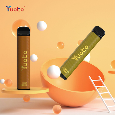 9 میلی لیتر ویپ یکبار مصرف آبمیوه Yuoto، Xxl Max 3500 Puffs 5% Nic Salt E Cigarette