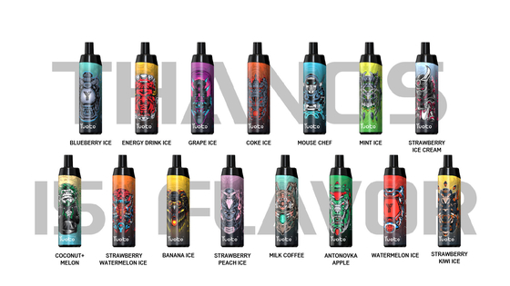 غلاف یکبار مصرف قیمت کارخانه 14 میلی لیتر E-Liquid باتری 650mAh Yuoto Thanos 5000 Puffs Mesh Coil برای دود بیشتر