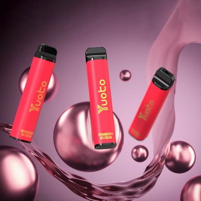 ویپ یکبار مصرف 5% نمک نیکوتین 3500 پاف، 9.0 میلی لیتر E Juice Mesh Coil Yuoto Xxl Max