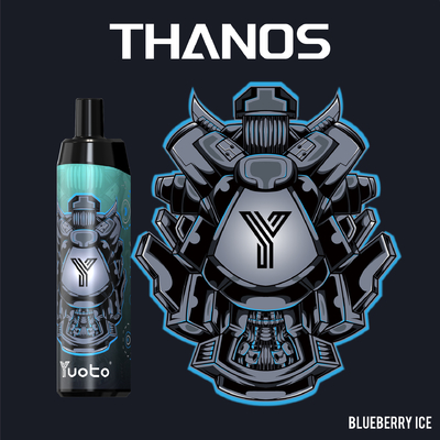 قلیان یکبار مصرف ویپ قلم Yuoto Thanos 5000 Puffs با کویل مش باتری 14 میلی لیتری 650 میلی آمپر ساعتی E-Liquid