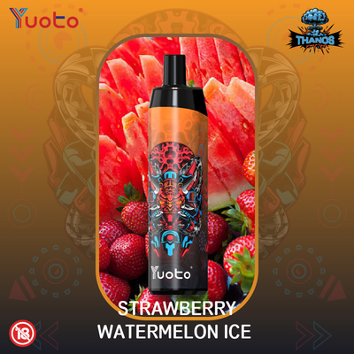 هندوانه یخ یکبار مصرف ویپ Yuoto Thanos 5000 Puffs E Cigarette with Mesh Coil 14ml E-Liquid باتری 650mAh