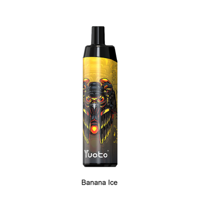 یکبار مصرف Vape Pod 5000 Puffs Banana Flavor Yuoto Thanos Mesh Coil 14ml Ejuice 650mAh Battery Bulking China Factory