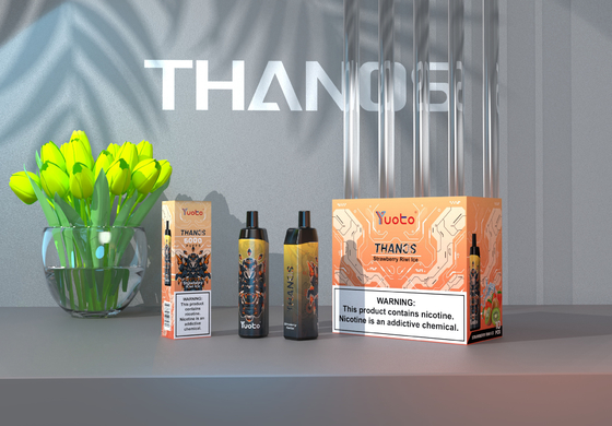 یکبار مصرف Vape Pod 5000 Puffs Banana Flavor Yuoto Thanos Mesh Coil 14ml Ejuice 650mAh Battery Bulking China Factory