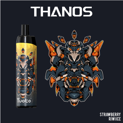 یکبار مصرف Vape Pod 5000 Puffs Banana Flavor Yuoto Thanos Mesh Coil 14ml Ejuice 650mAh Battery Bulking China Factory