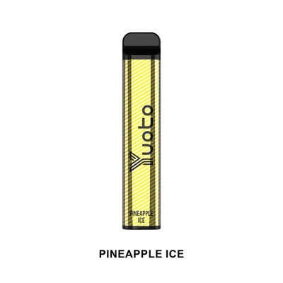 دستگاه قلم یکبار مصرف Yuoto 2500 Puffs best ecig یکبار مصرف 2022 pineapple Ice 7ml
