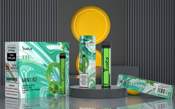 Pctg 2500 Puffs Pod یکبار مصرف , Yuoto XXL Vape Pen یکبار مصرف بدون نمایشگر