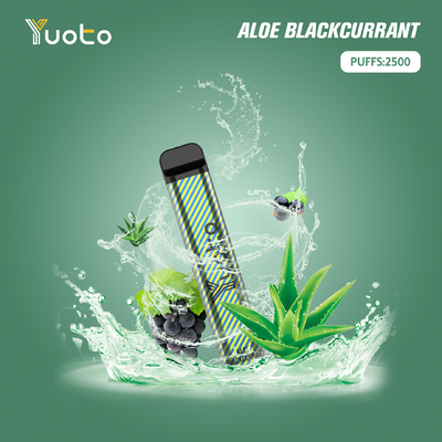 بلوبری یخ یکبار مصرف ویپ Yuoto XXL 2500 Puffs E Cigarette با باتری 7 میلی لیتری E-Liquid 1200mAh