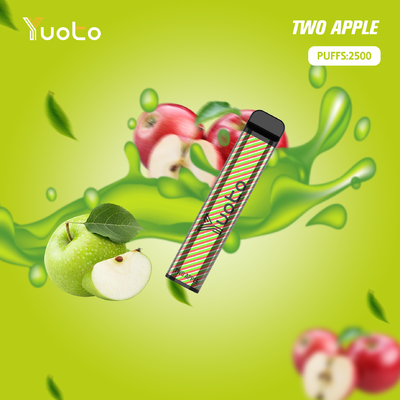 Yuoto xxl 2500 Puffs یکبار مصرف Vape Pod Mango ice Flavor 7ml Ejuice 1200mAh باتری از کارخانه چین