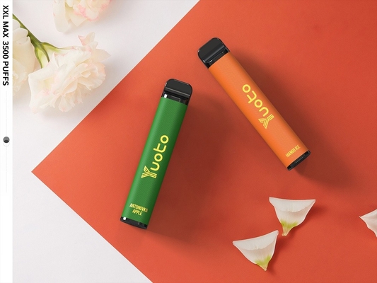 قلم ویپ یکبار مصرف طعم یخ میوه ای yuoto xxl max 3500 puffs mesh coil باتری 1200mah