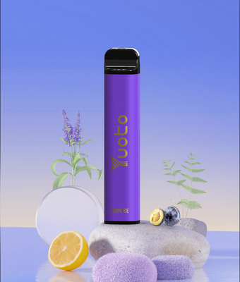 2022 Vape OEM Puffs Bar Electronic Cigarette 9ml E-Juice 1200mAh باتری Grape Ice برای توزیع کنندگان پف