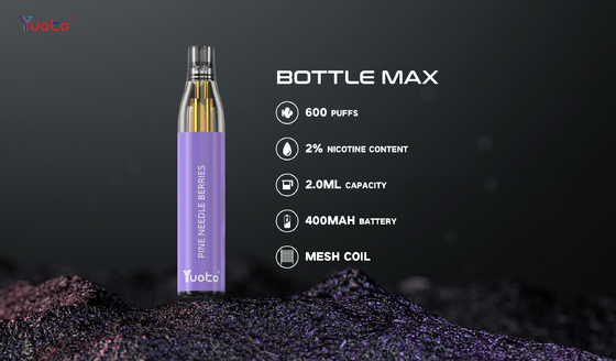 14 طعم 2ML E Juice 2% Nic Yuoto بطری حداکثر 600 پف با قلیان قلم TPD