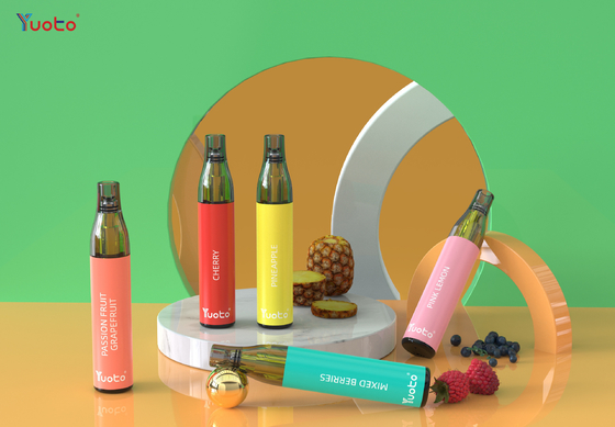 14 طعم 2ML E Juice 2% Nic Yuoto بطری حداکثر 600 پف با قلیان قلم TPD
