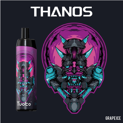14ML 650mAh Yuoto Thanos E Cigarette , 5000 Puffs Pen قلیان مش کویل با نوع C