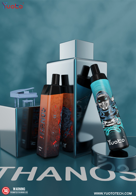 سیگار الکترونیکی نیکوتین 5% نمکی 5% ویپ پاد یکبار مصرف I Yuoto Thanos 5000 Puffs اصلی کارخانه ای