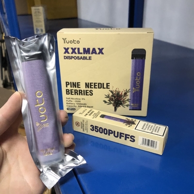 طعم های توت سوزنی سوزنی ویپ پین یکبار مصرف Yuoto XXL MAX 3500 Puffs کارخانه جدید