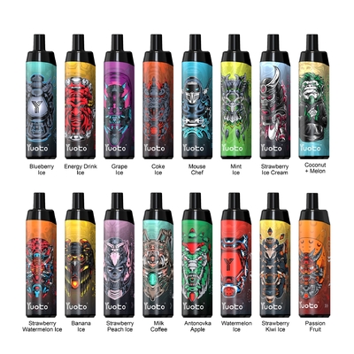 محبوب ترین یخ انگور Yuoto Vape یکبار مصرف Thanos 5000 Puffs 50mg Mesh Coil قابل شارژ