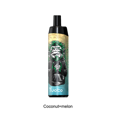 قلم یکبار مصرف ویپ به صورت عمده Thanos Yuoto Vape 5000 Puffs Coconut Melon 50mg 650mAh قابل شارژ