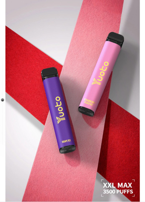 16 Flavors Yuoto XXL Max 3500 Puffs Vape یکبار مصرف 9.0ml E Juice 1200mAh